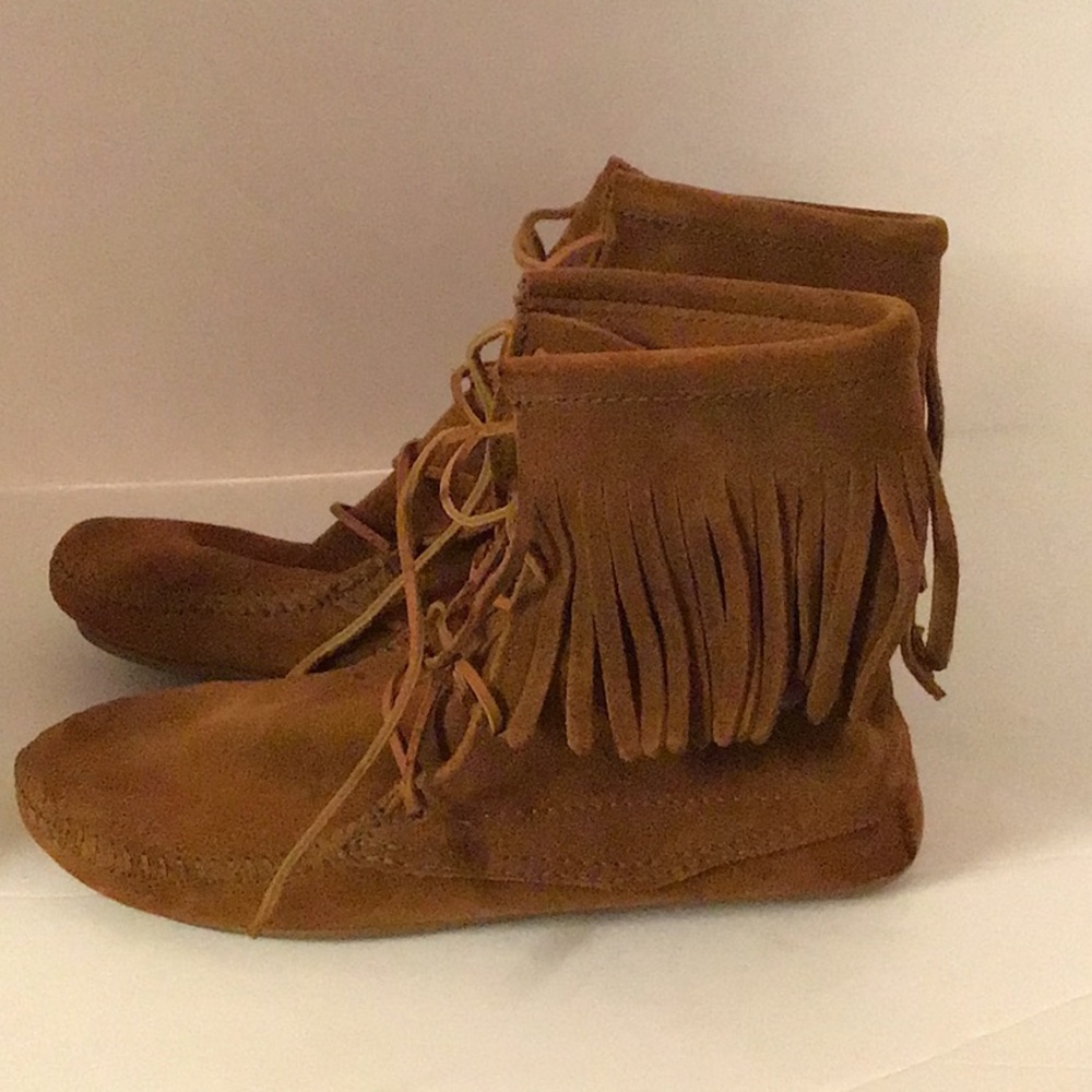 Moccasins boots.